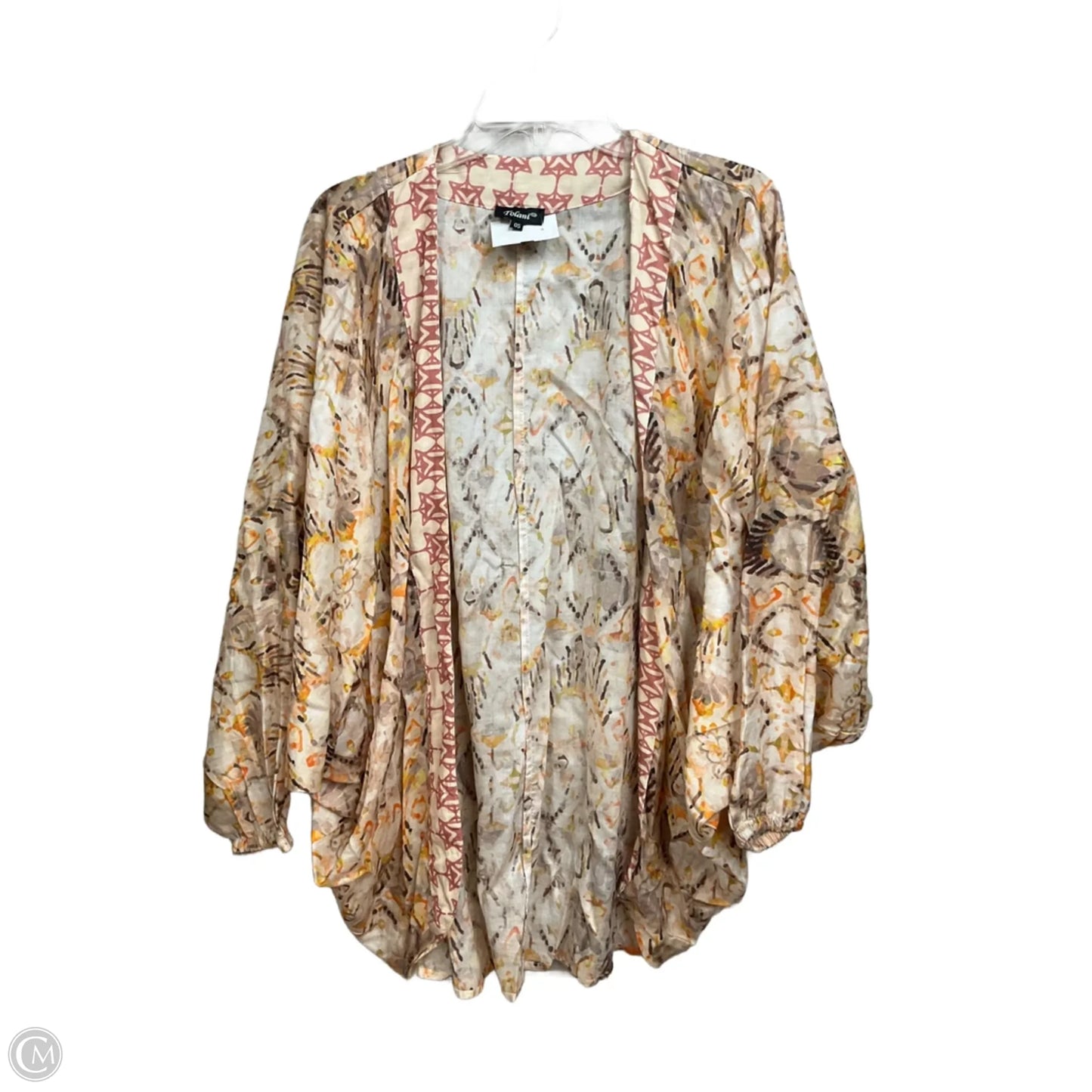 Shawl By Tolani In Brown & Cream, Size: Osfm