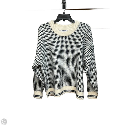 Sweater By Old Navy In Blue & Cream, Size: Xl