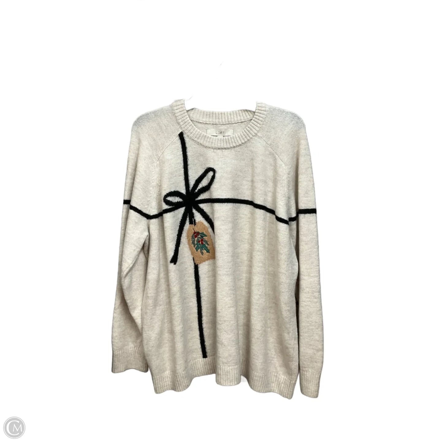 Sweater By Loft In Beige, Size: Xxl