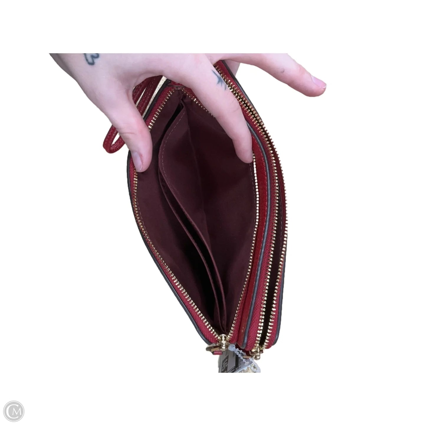 Wristlet Designer By Coach, Size: Medium