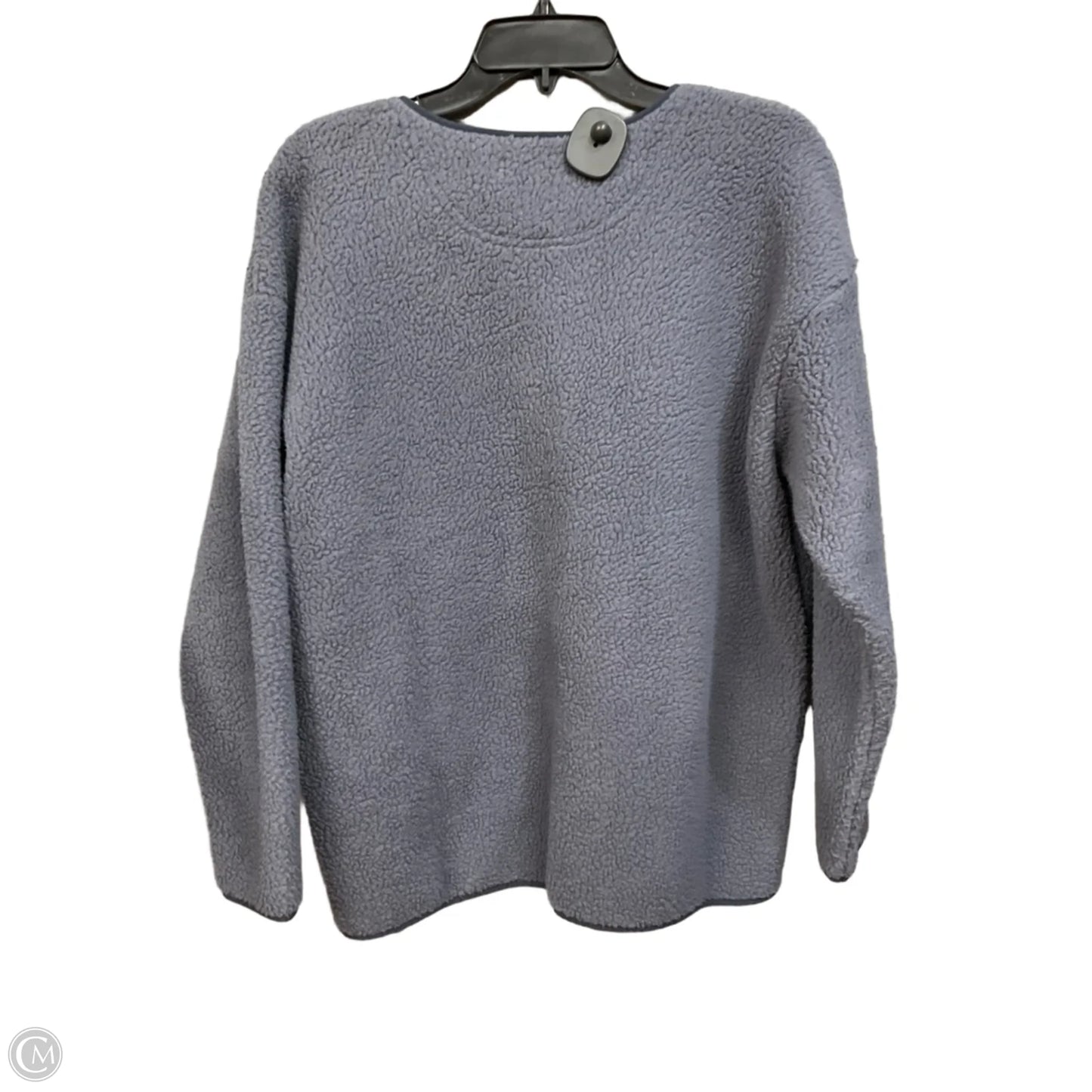 Jacket Fleece By Madewell In Grey, Size: S