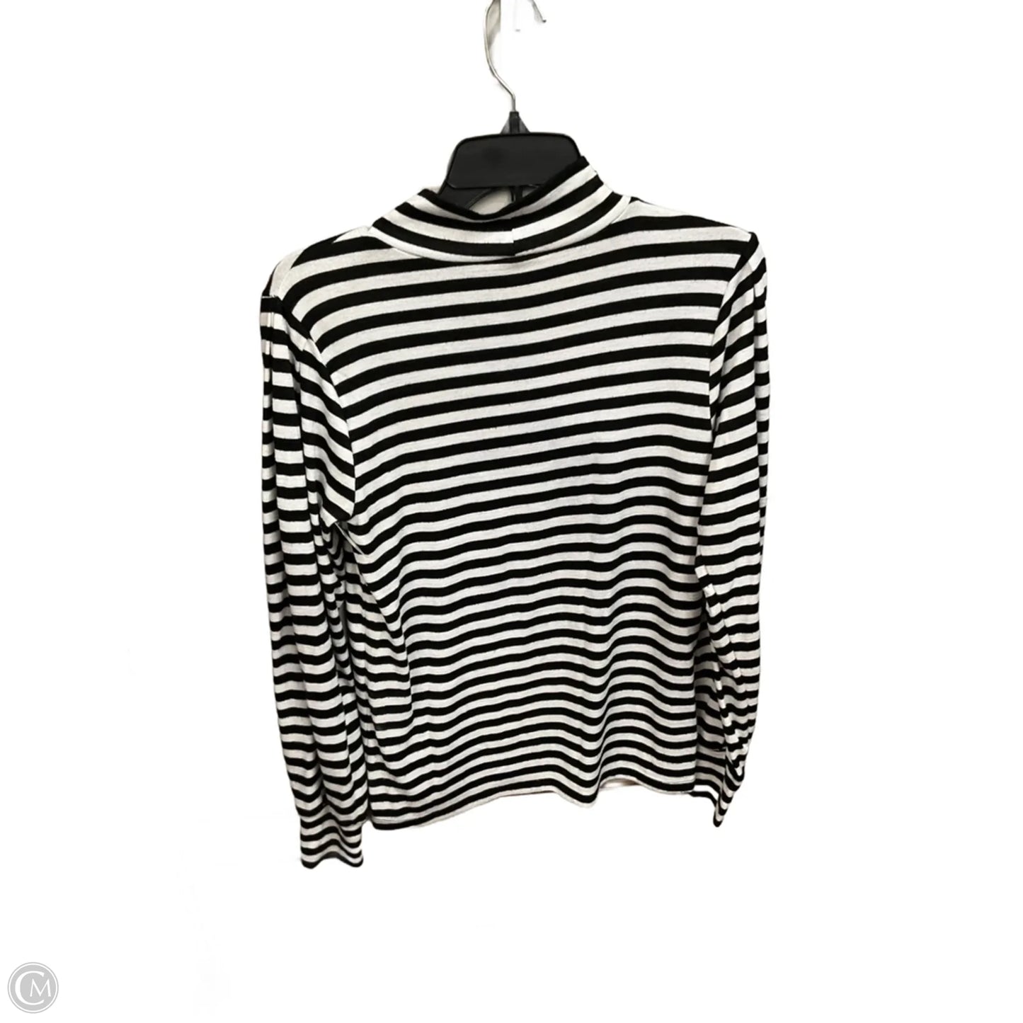Top Long Sleeve By Loft In Striped Pattern, Size: S