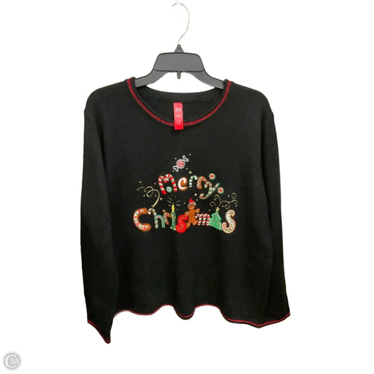 Sweater By Clothes Mentor In Black, Size: Xl