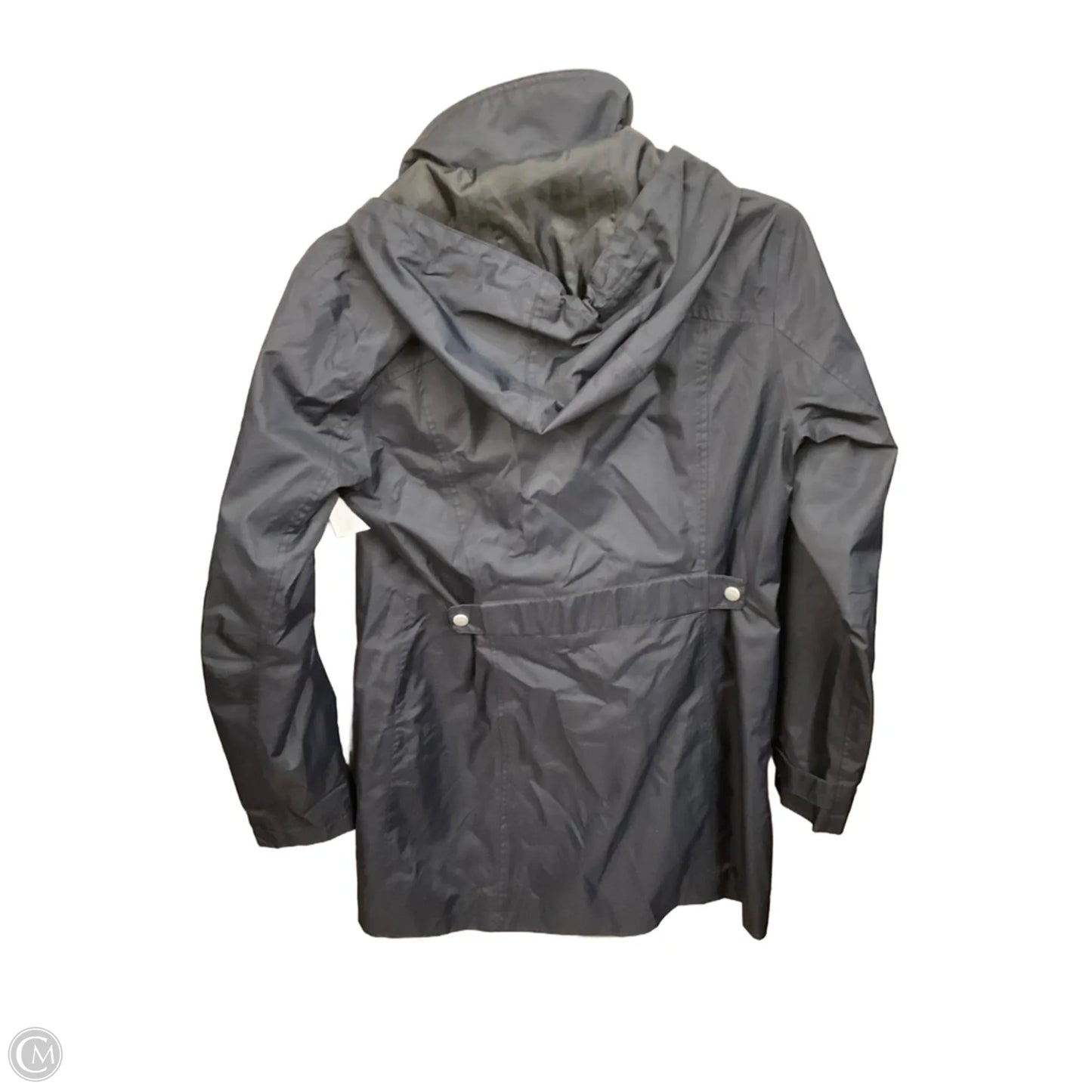 Coat Raincoat By Eddie Bauer In Black, Size: S