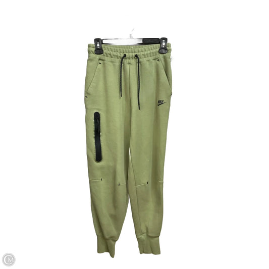 Athletic Pants By Nike Apparel In Green, Size: S