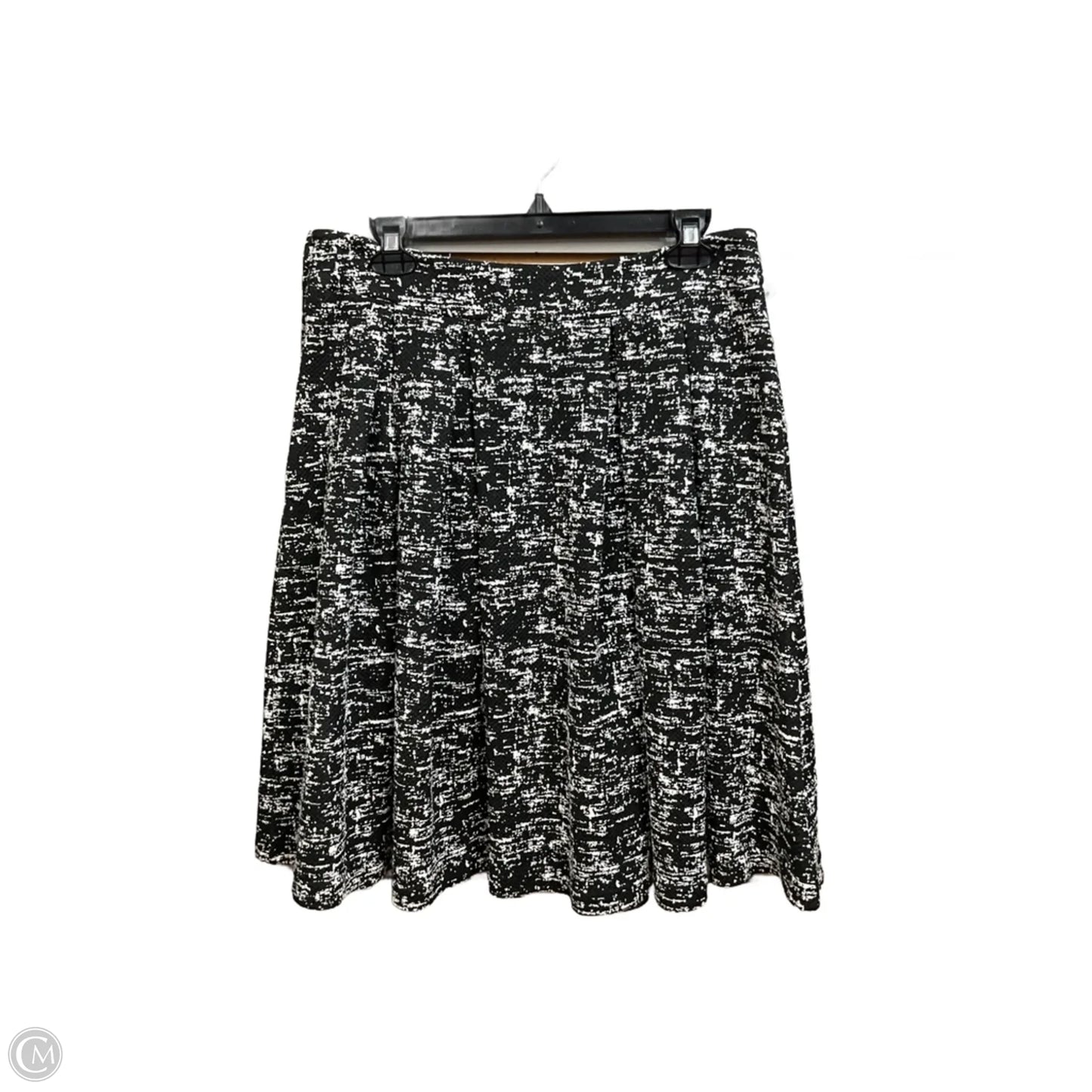 Skirt Designer By Karl Lagerfeld In Black & White, Size: 8