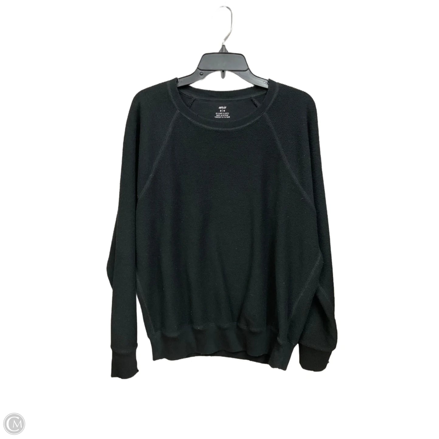 Sweatshirt Crewneck By Aerie In Black, Size: M