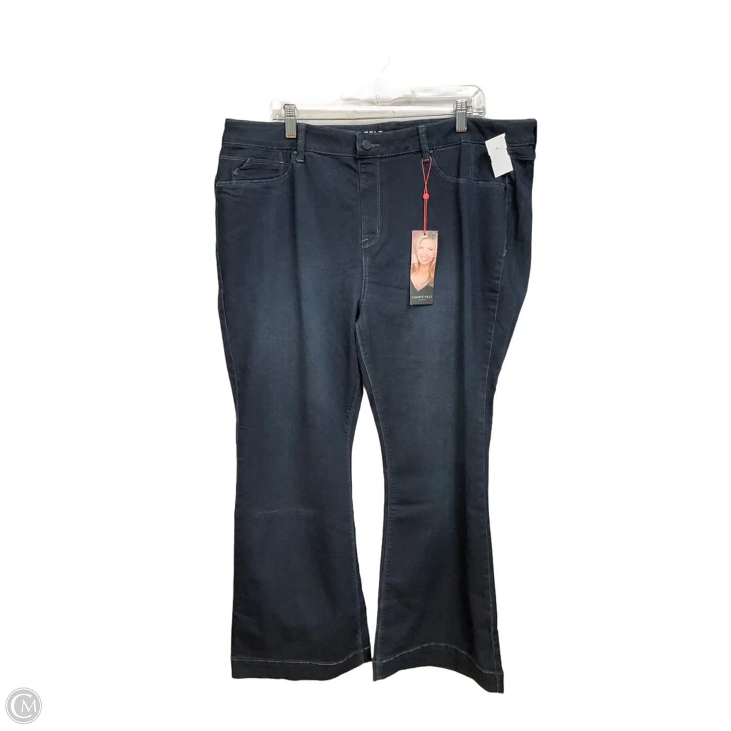 Jeans Flared By Laurie Felt In Blue Denim, Size: 20