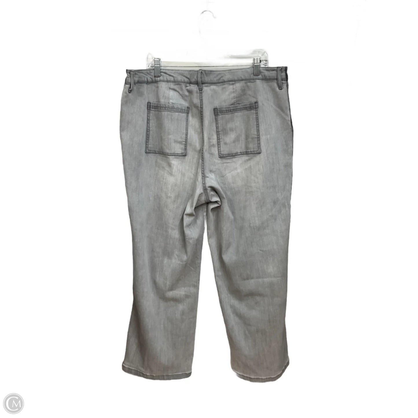 Pants Wide Leg By Logo In Grey, Size: 20
