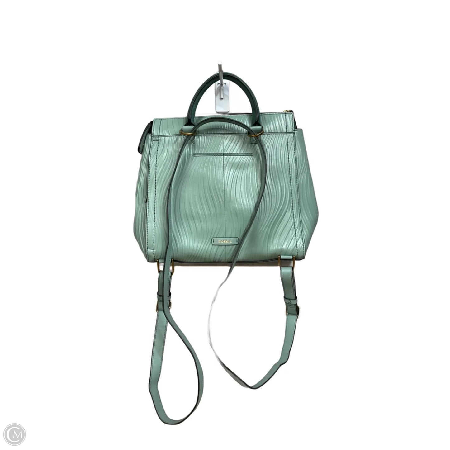 Backpack Leather By Fossil, Size: Small