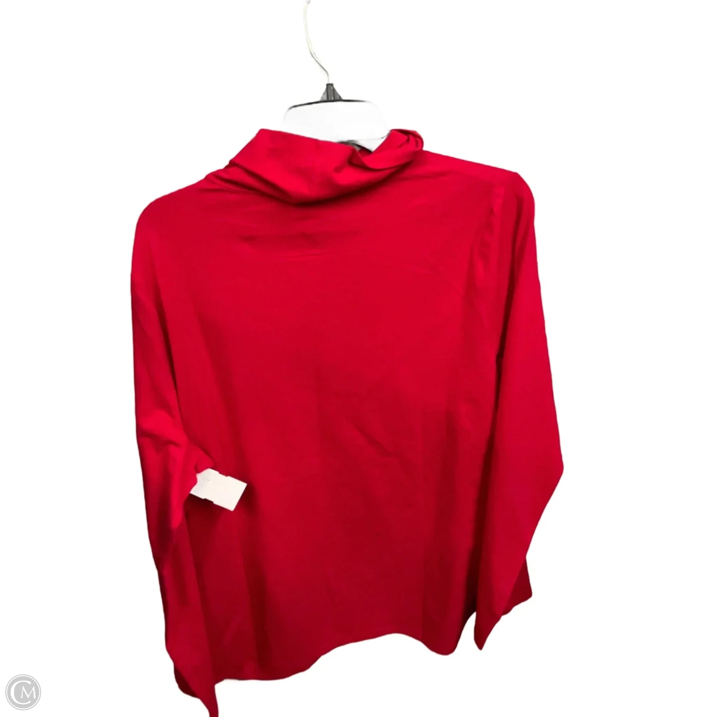 Top Long Sleeve Basic By Talbots In Red, Size: 2x
