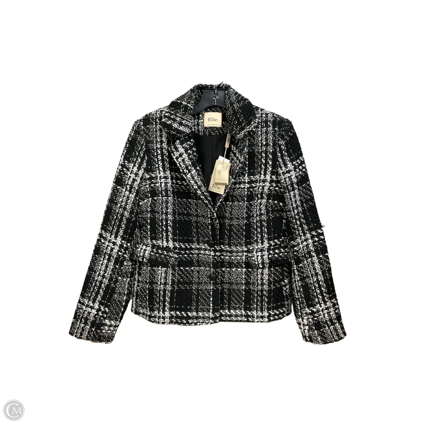 Blazer By Elie Tahari In Black & White, Size: S