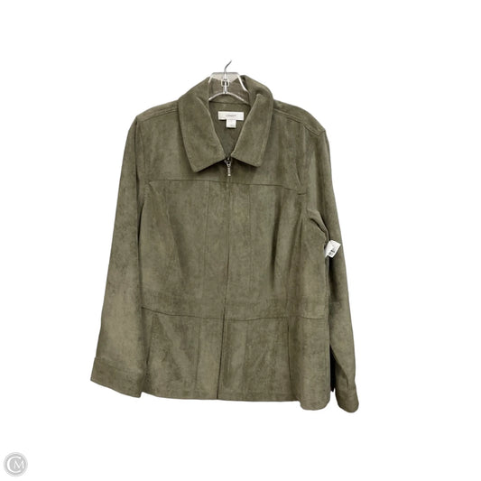 Jacket Other By Cj Banks In Green, Size: 1x