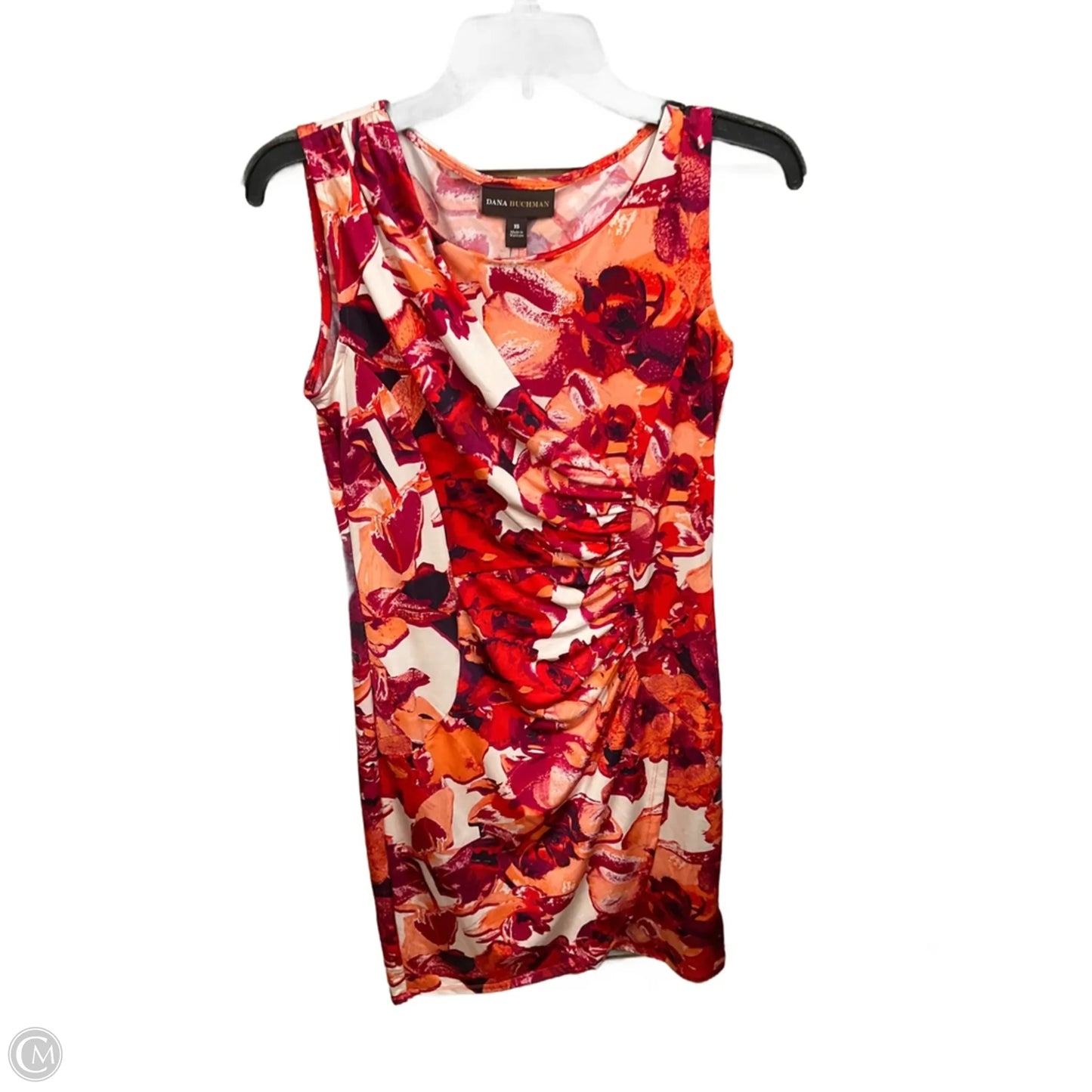 Dress Casual Short By Dana Buchman In Pink & Red, Size: Xs