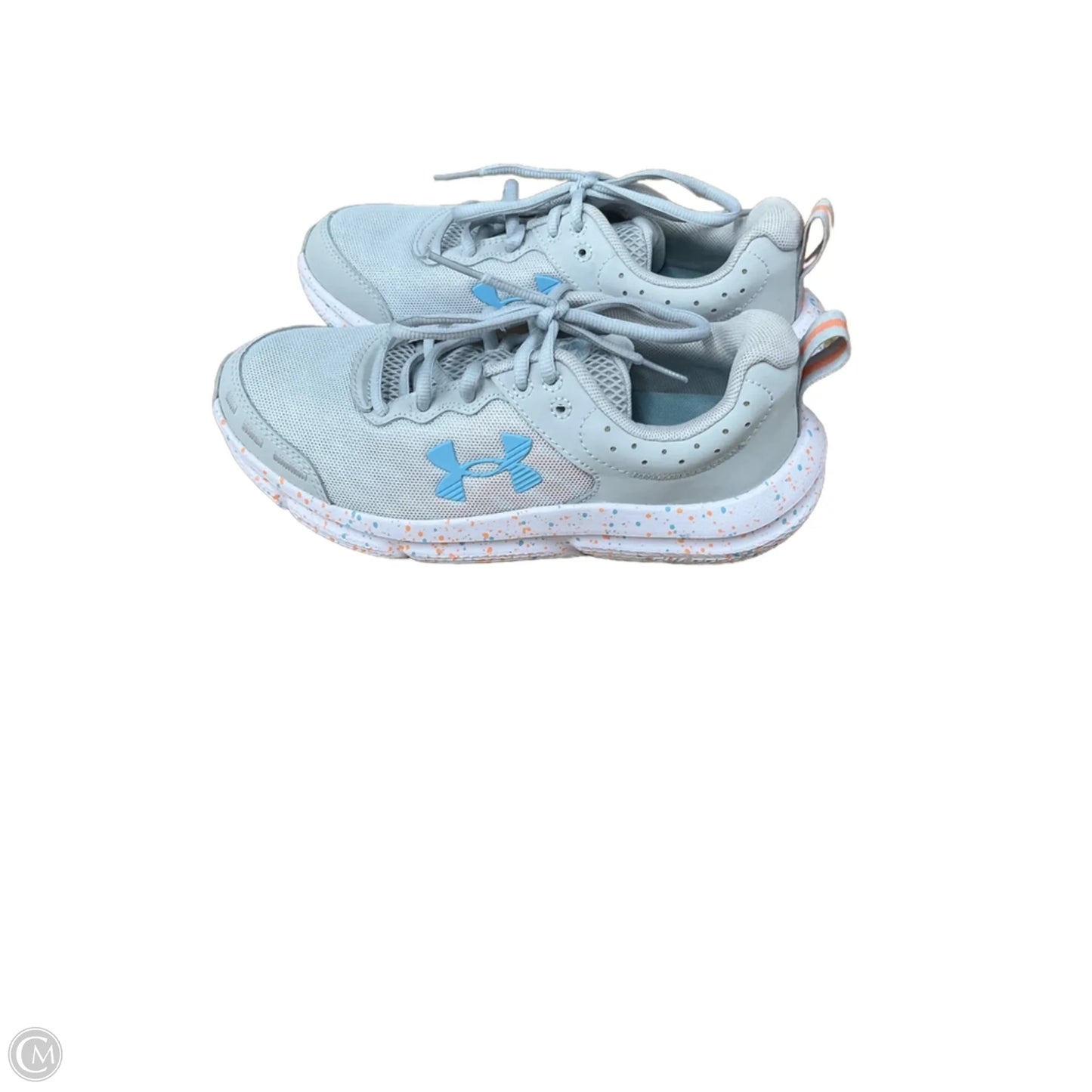 Shoes Athletic By Under Armour In Grey & Orange, Size: 6.5