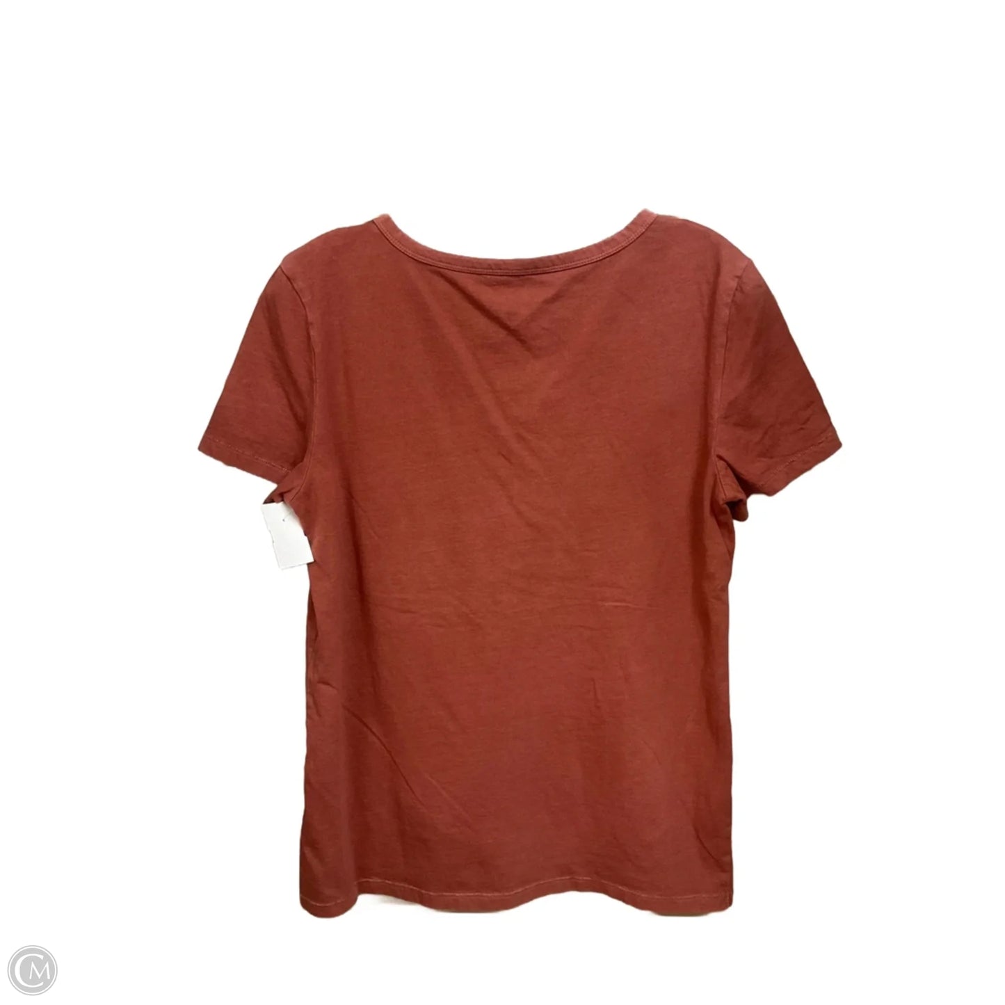 Top Short Sleeve Basic By Gap In Brown, Size: S