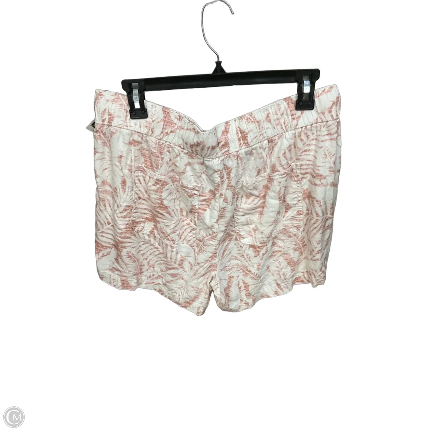 Shorts By Clothes Mentor In Pink & White, Size: 12