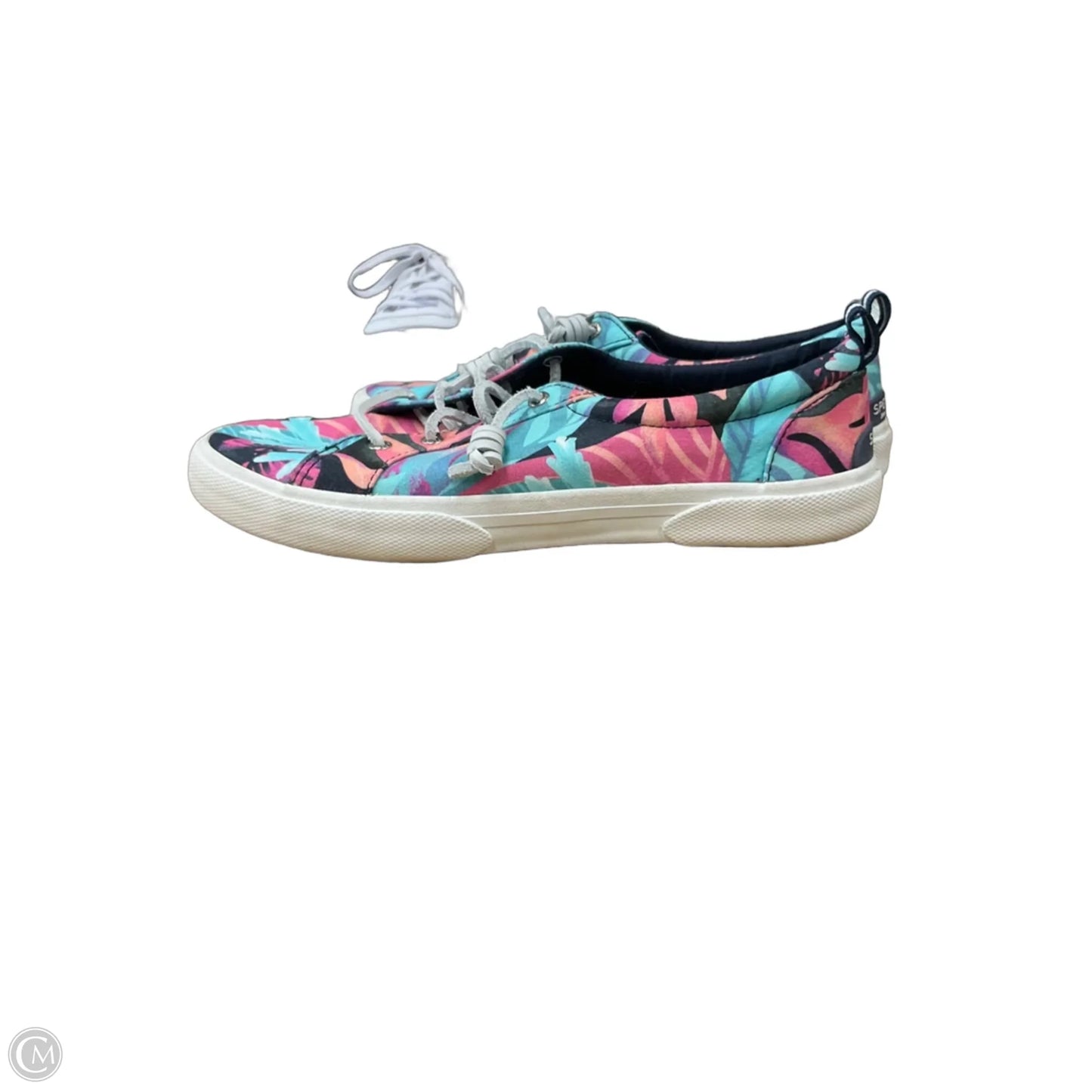 Shoes Sneakers By Sperry In Floral Print, Size: 8.5