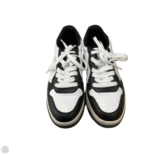Shoes Sneakers By Tommy Hilfiger In Black & White, Size: 8.5