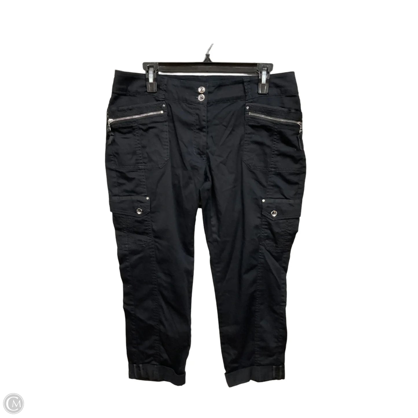 Pants Cropped By White House Black Market In Black, Size: 8