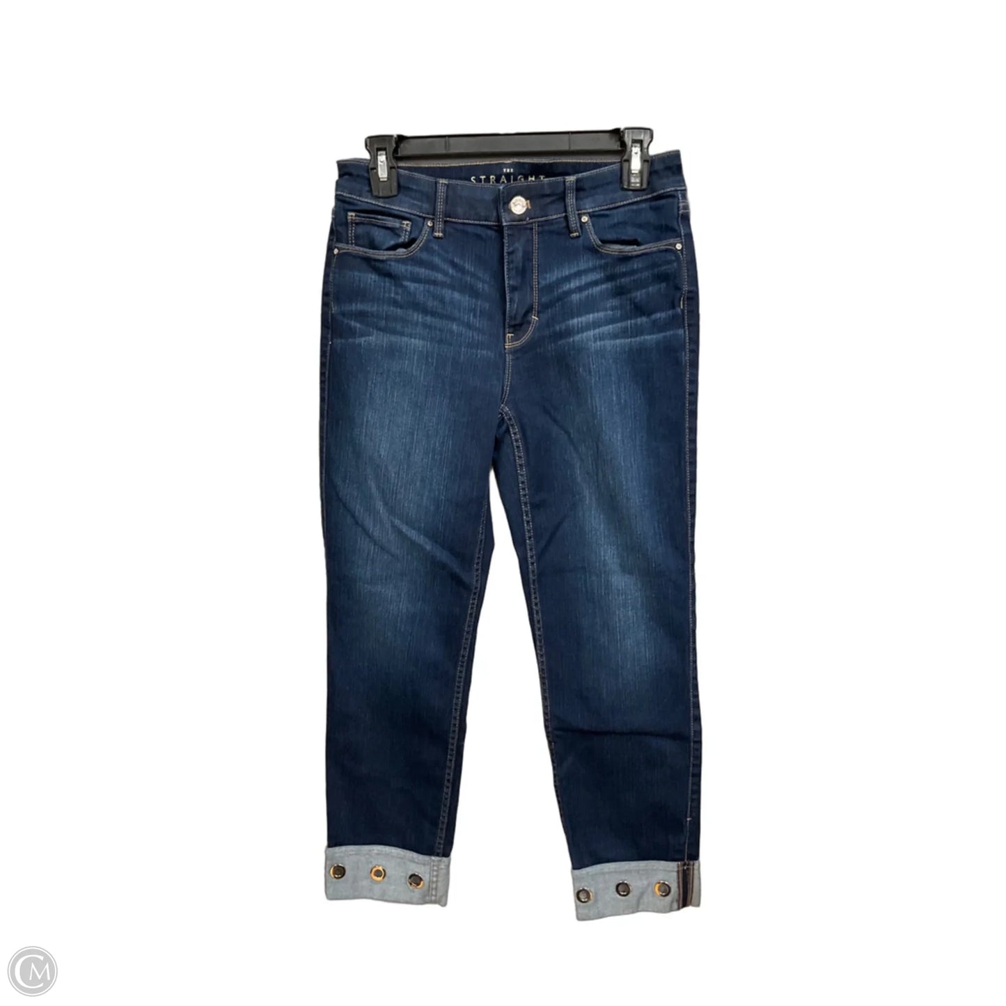 Jeans Cropped By White House Black Market In Blue Denim, Size: 4