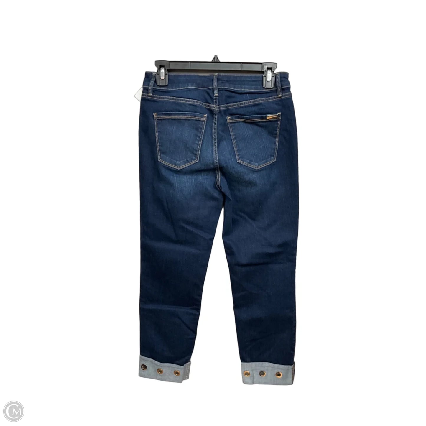 Jeans Cropped By White House Black Market In Blue Denim, Size: 4