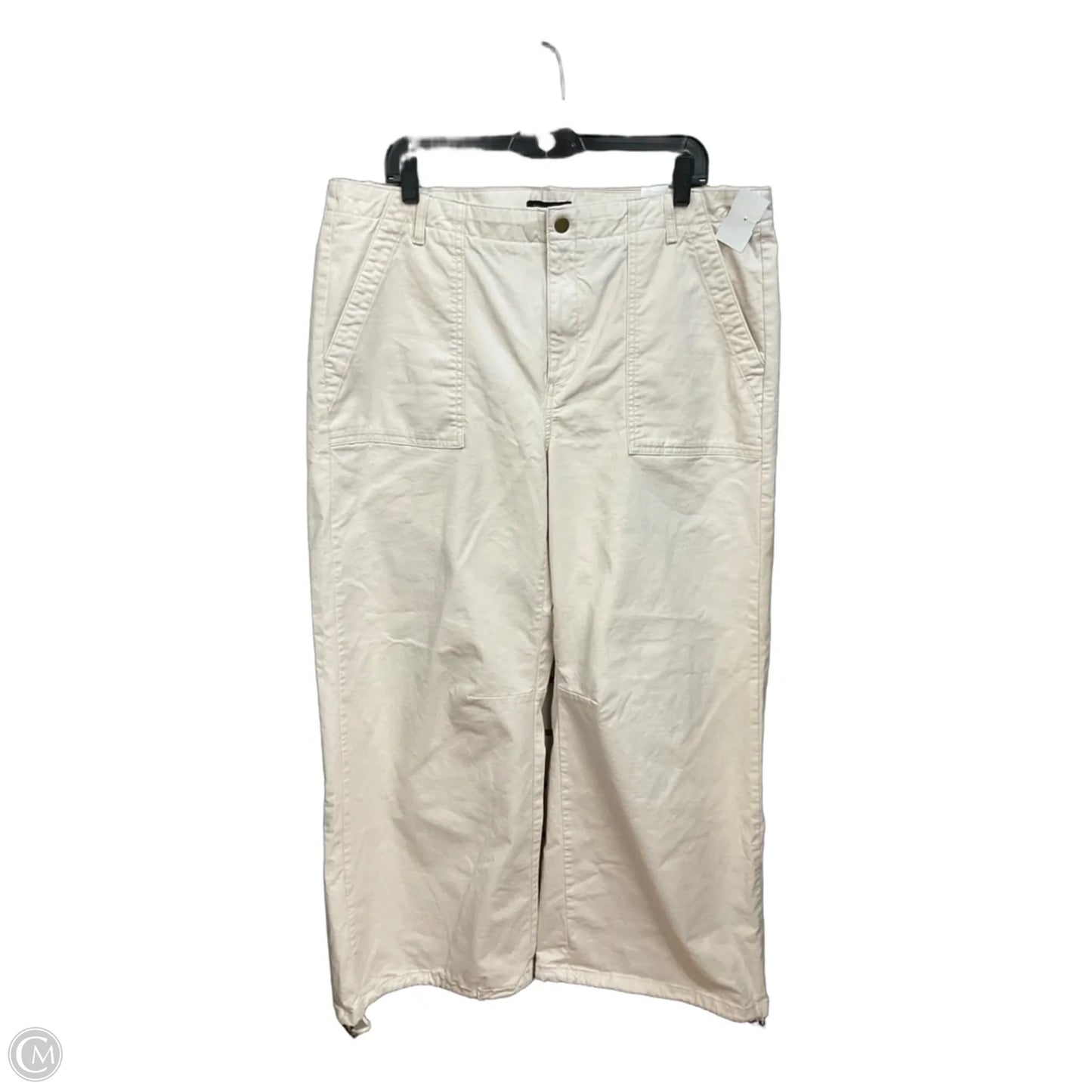 Pants Wide Leg By Banana Republic In Beige, Size: 16
