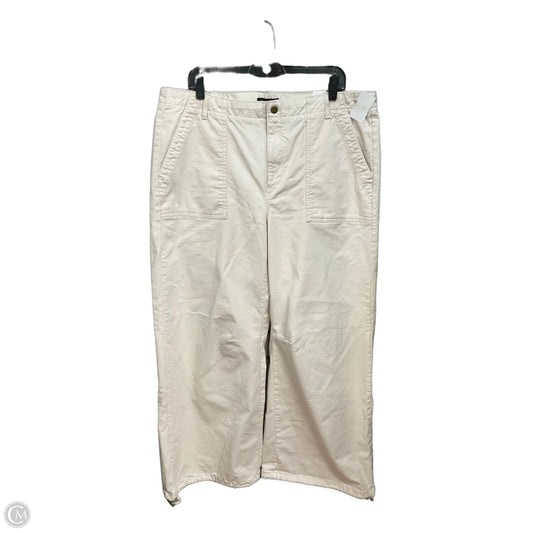 Pants Wide Leg By Banana Republic In Beige, Size: 16