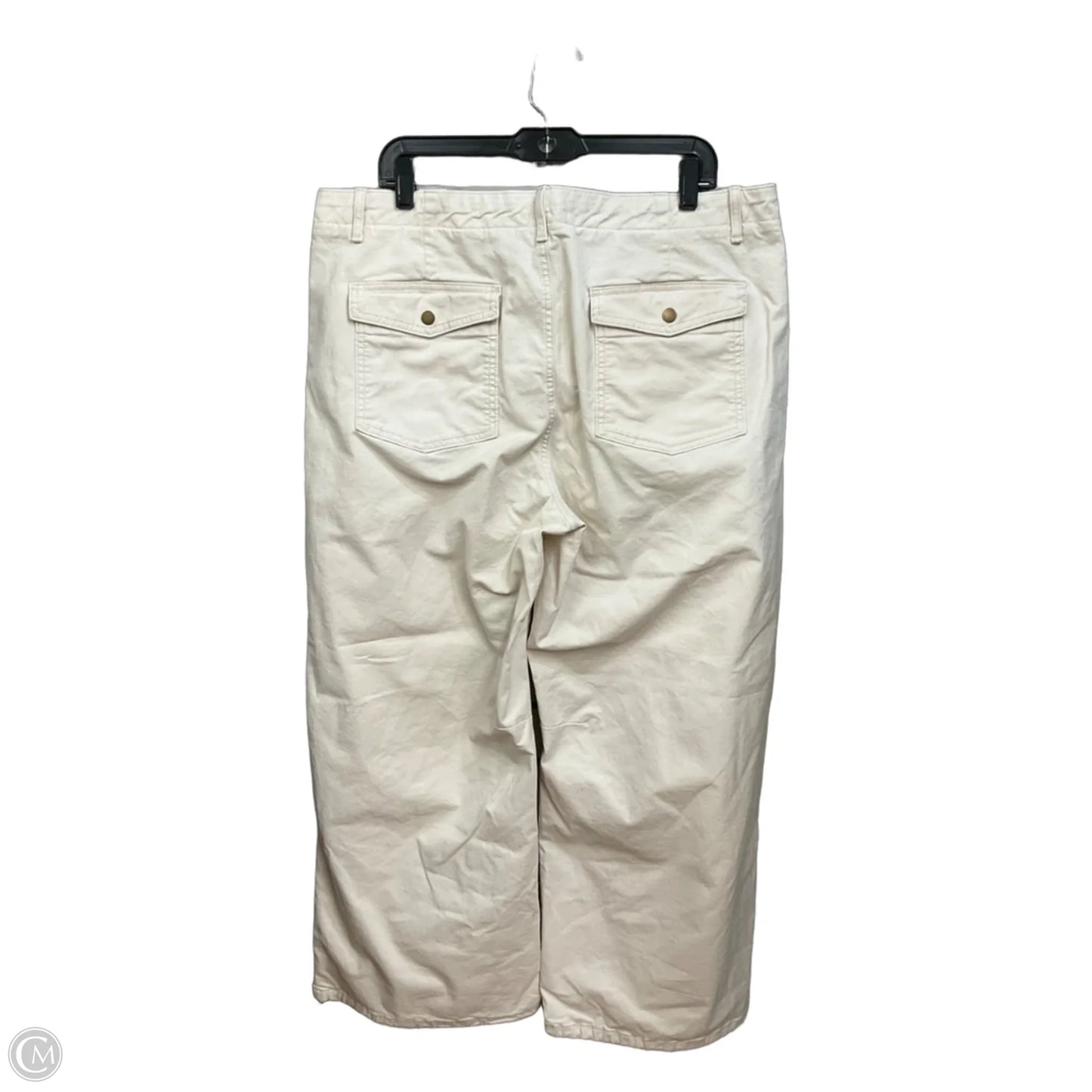 Pants Wide Leg By Banana Republic In Beige, Size: 16