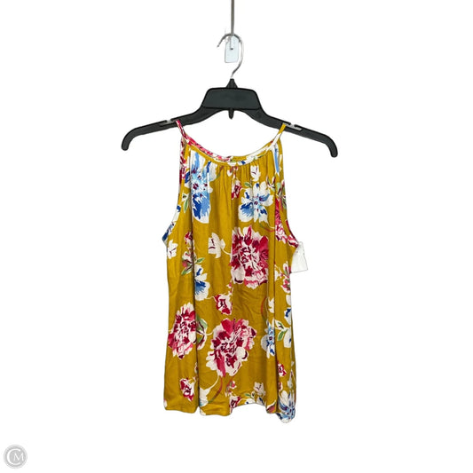 Top Sleeveless By Clothes Mentor In Floral Print, Size: L