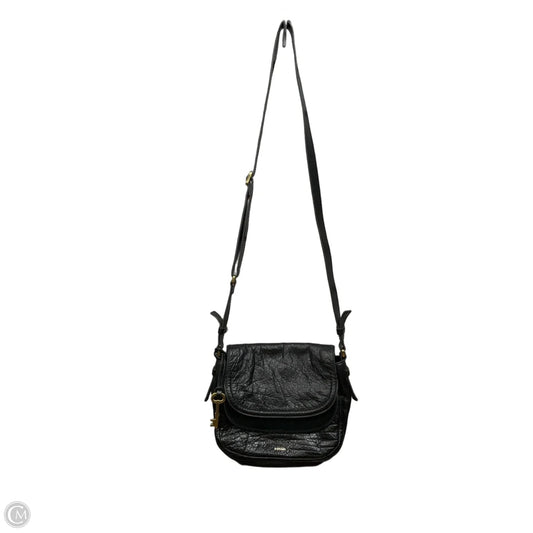 Handbag Leather By Fossil, Size: Small