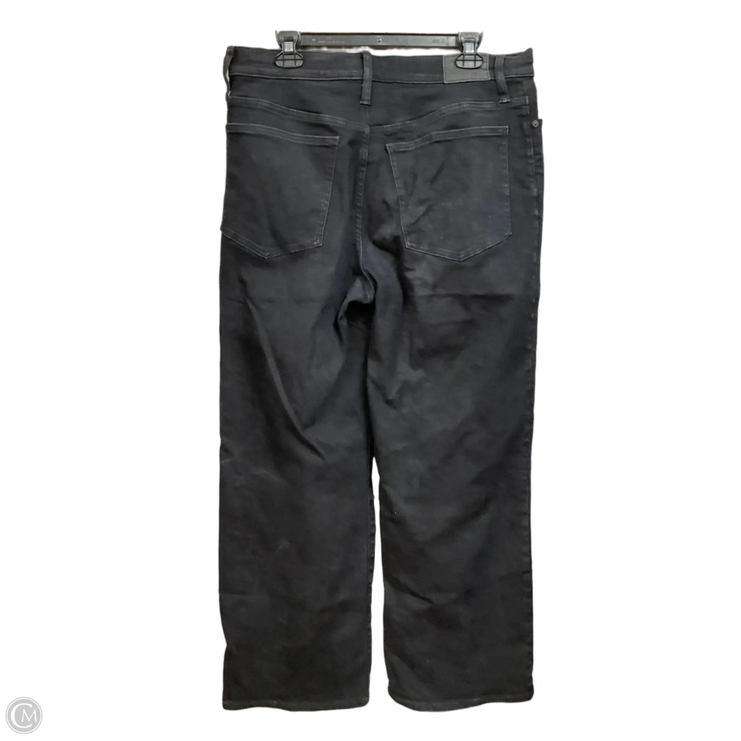 Jeans Wide Leg By Madewell In Black Denim, Size: 8