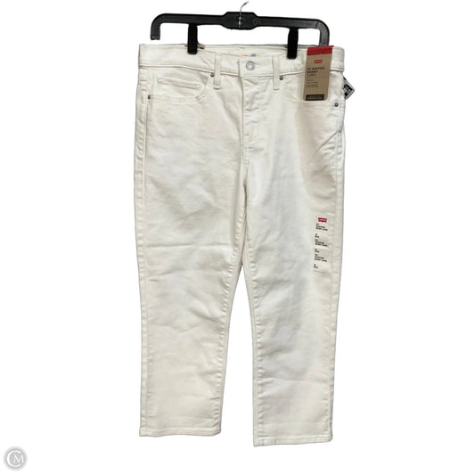 Capris By Levis In White Denim, Size: 8