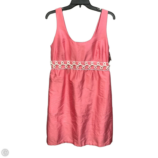 Dress Party Short By Vineyard Vines In Pink & White, Size: L