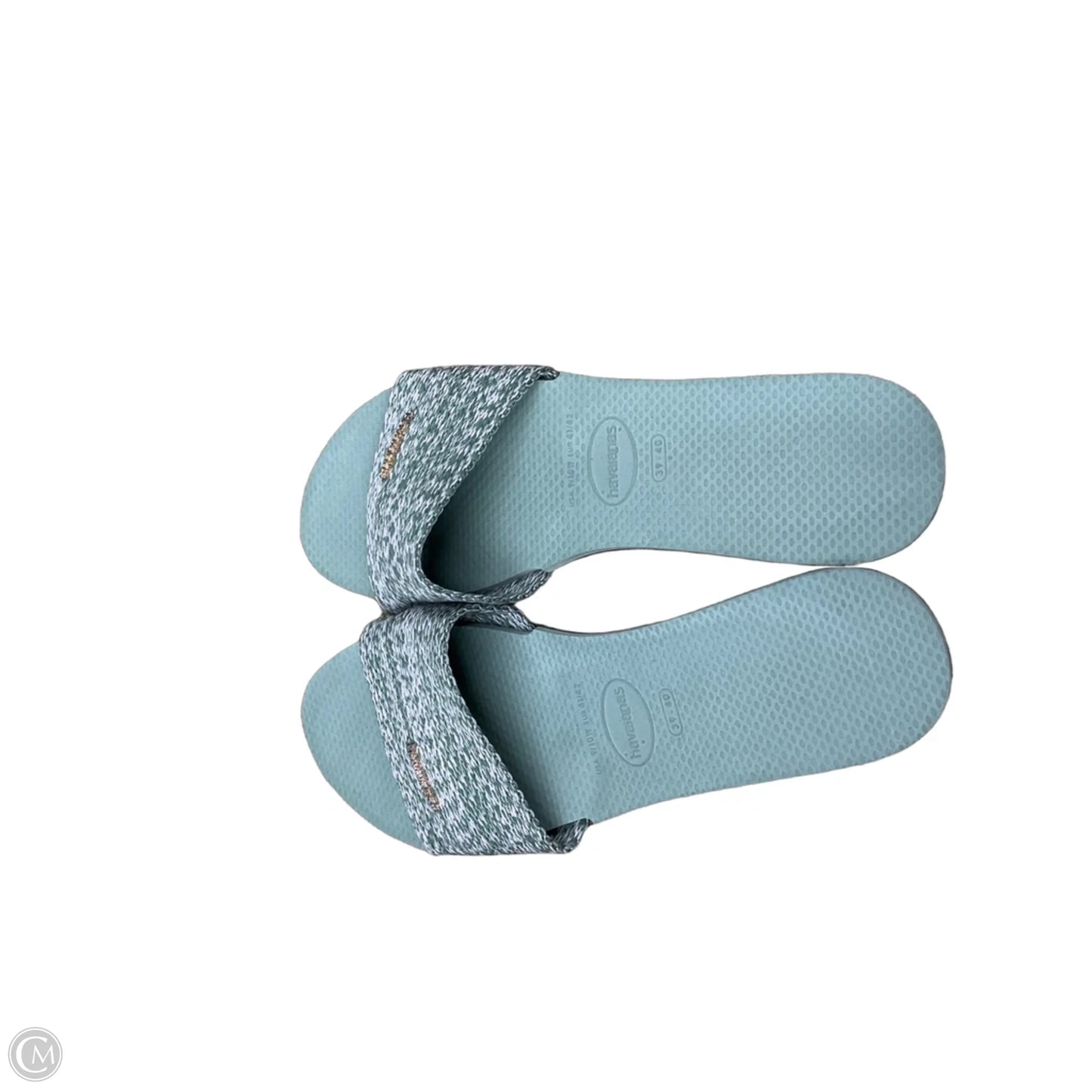 Sandals Flats By Havaianas In Green & Pink, Size: 8.5
