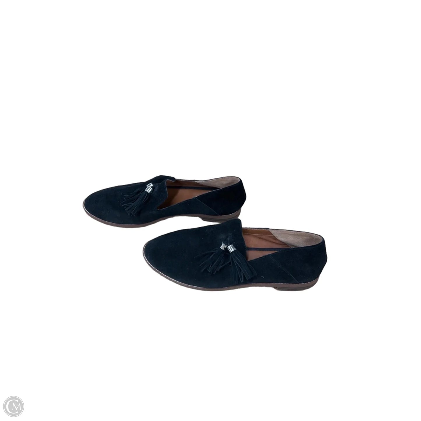 Shoes Flats By Franco Sarto In Black & Silver, Size: 11