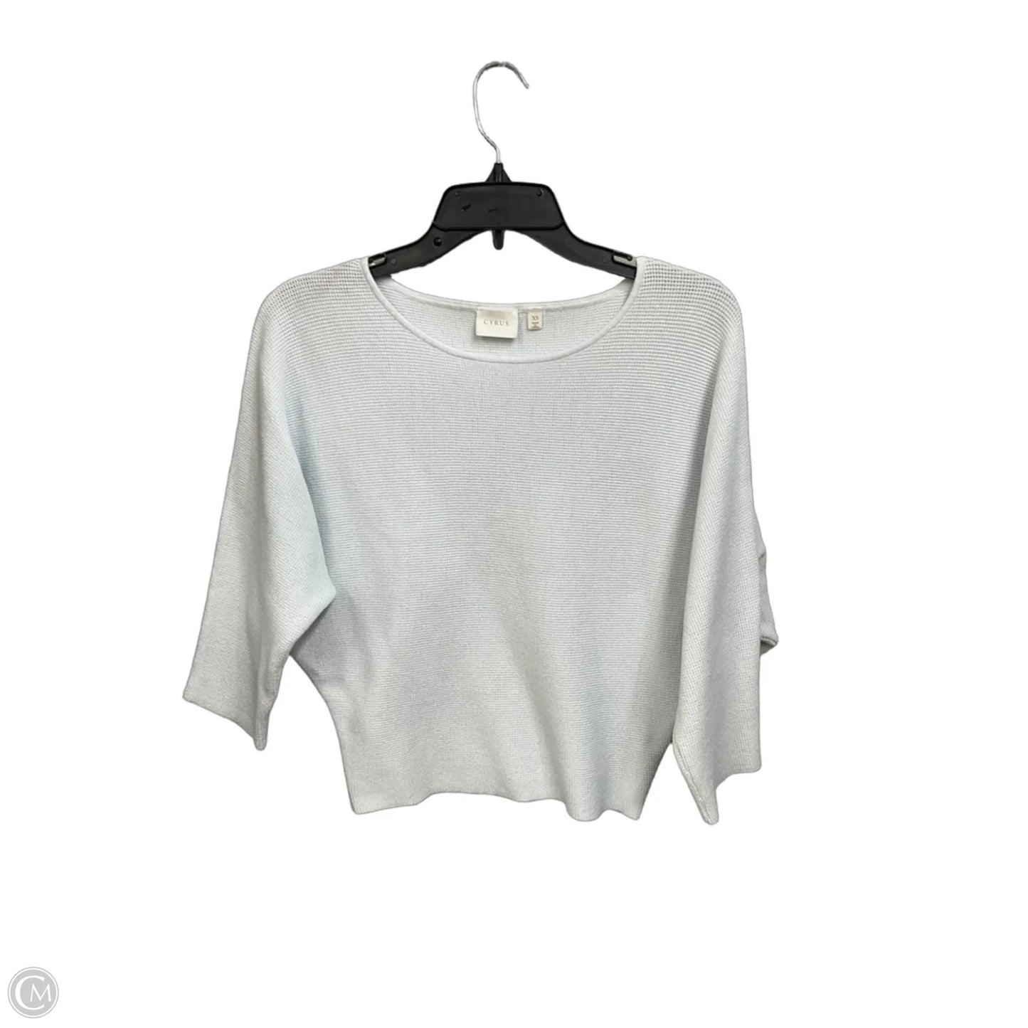 Top 3/4 Sleeve By Cyrus In Blue, Size: Xs