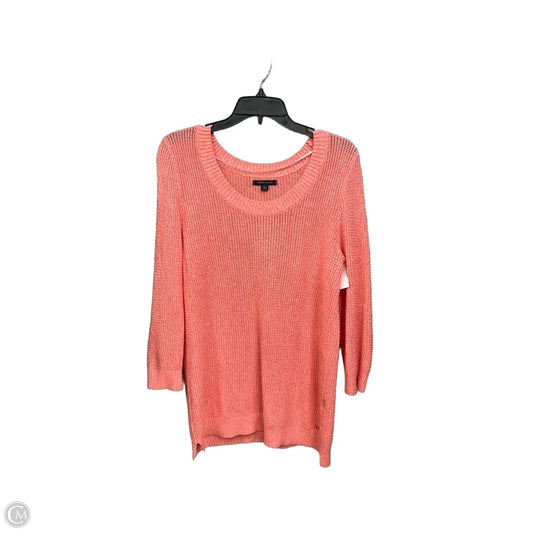 Sweater By Tommy Hilfiger In Orange, Size: L