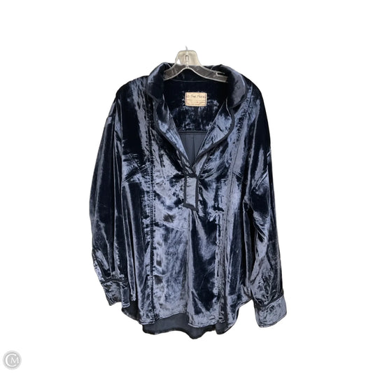 Top Long Sleeve By We The Free In Navy, Size: L