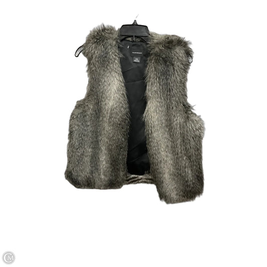 Vest Faux Fur & Sherpa By Club Monaco In Animal Print, Size: M