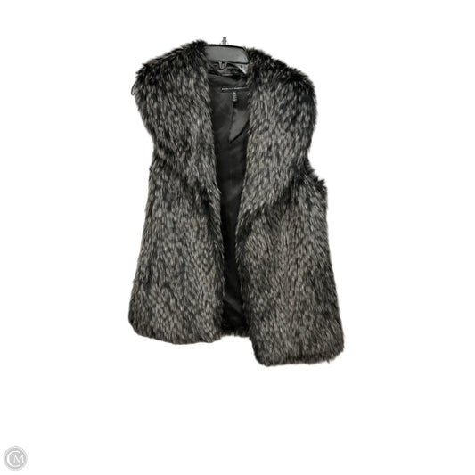 Vest Faux Fur & Sherpa By White House Black Market In Animal Print, Size: Xs