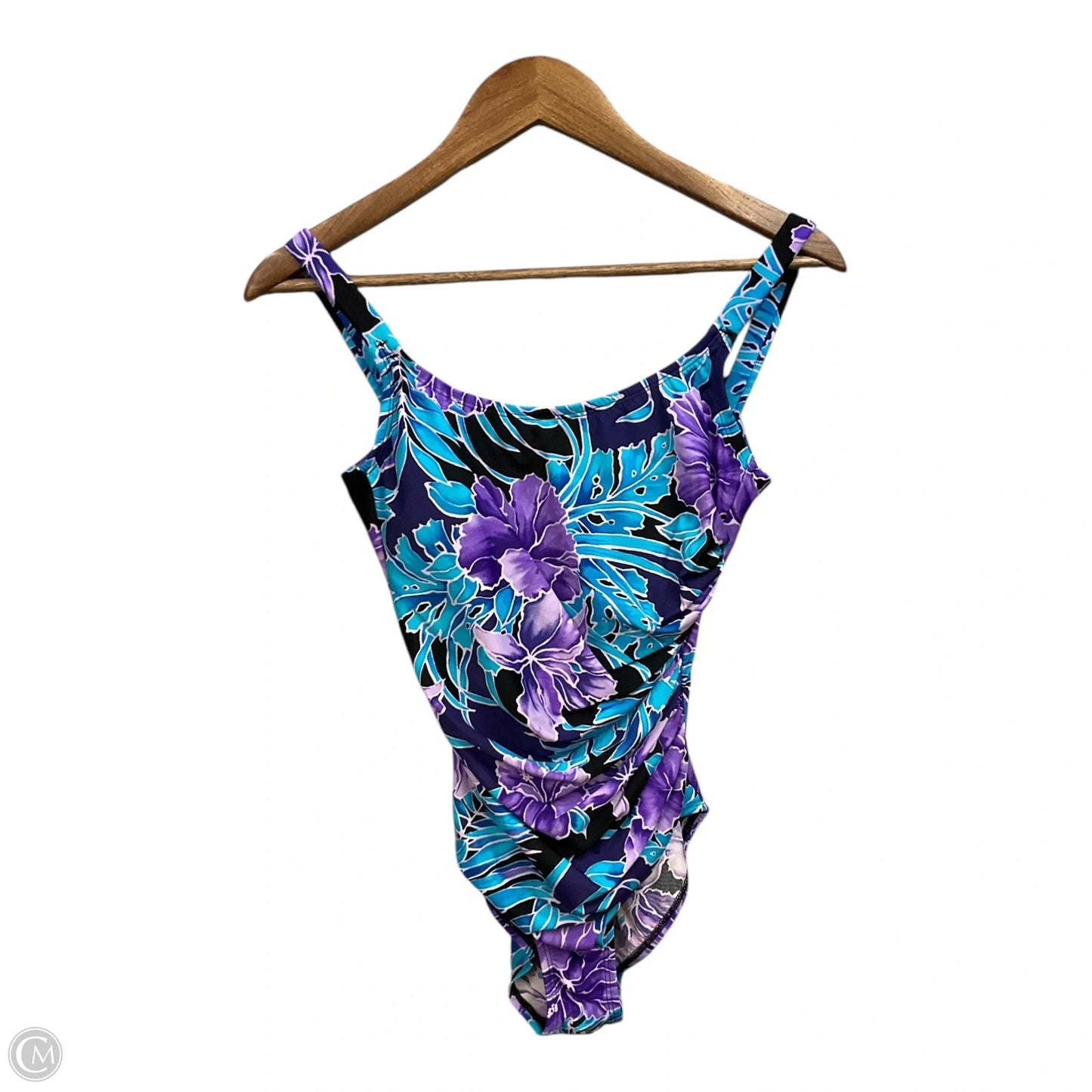 Swimsuit By Clothes Mentor In Floral Print, Size: M