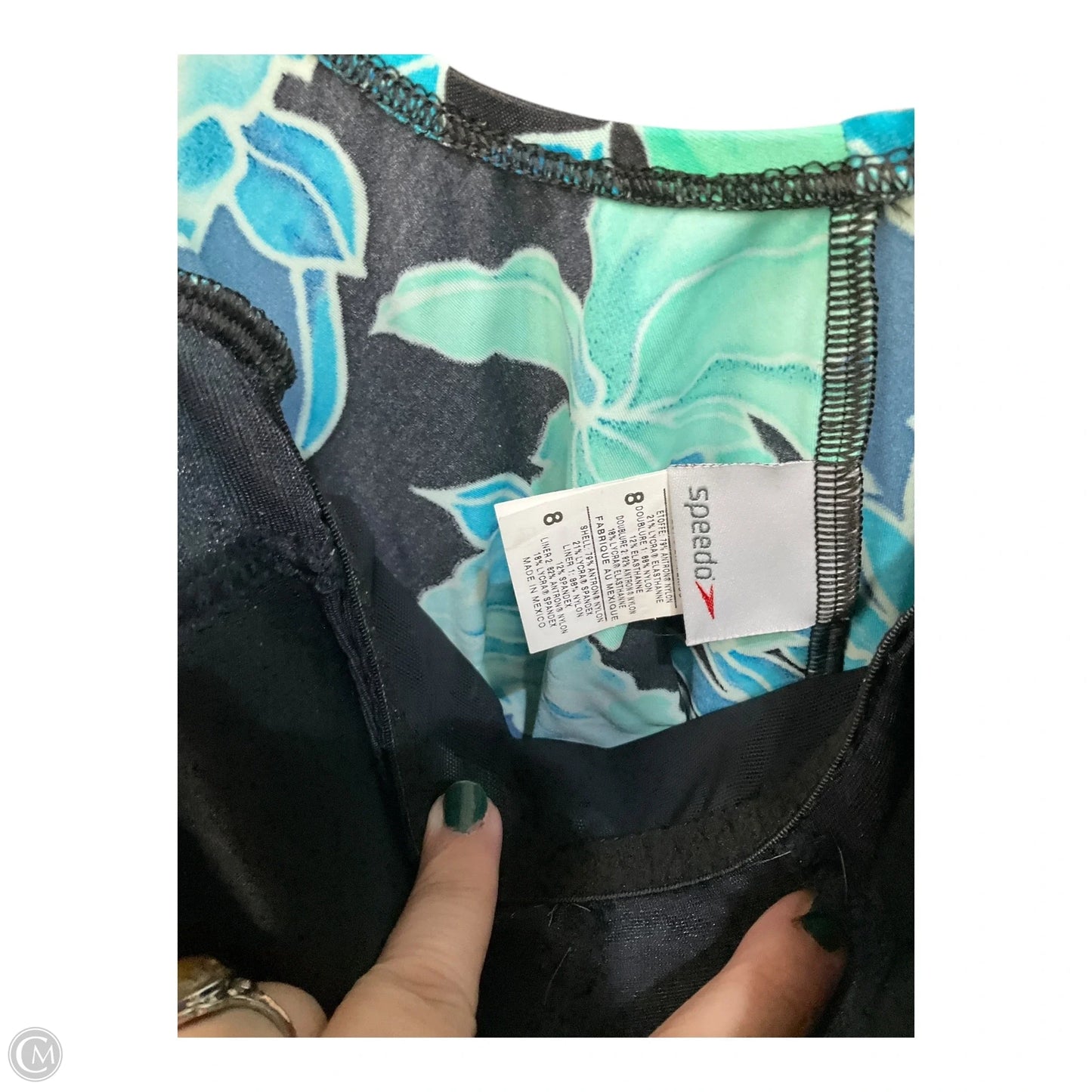 Swimsuit By Clothes Mentor In Floral Print, Size: M