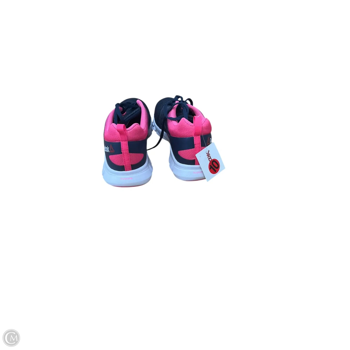 Shoes Athletic By Reebok In Blue & Pink, Size: 10