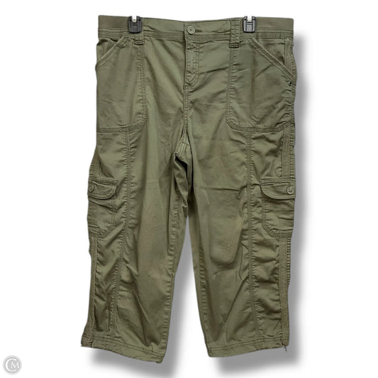 Capris By Style And Company In Green, Size: 14