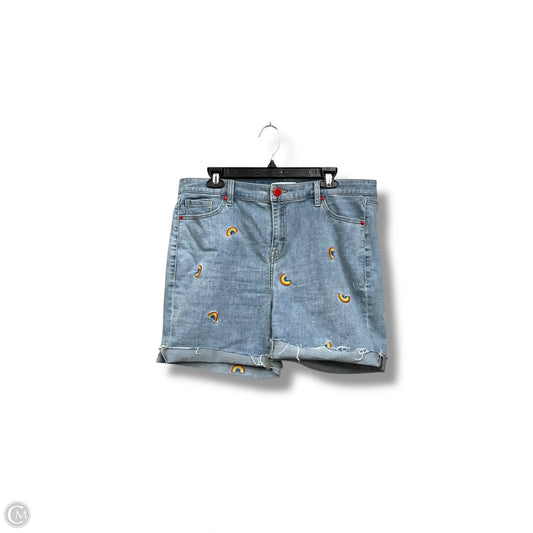 Shorts By Lane Bryant In Blue Denim, Size: 12