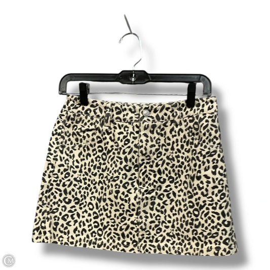 Skirt Mini & Short By Cmf In Animal Print, Size: S