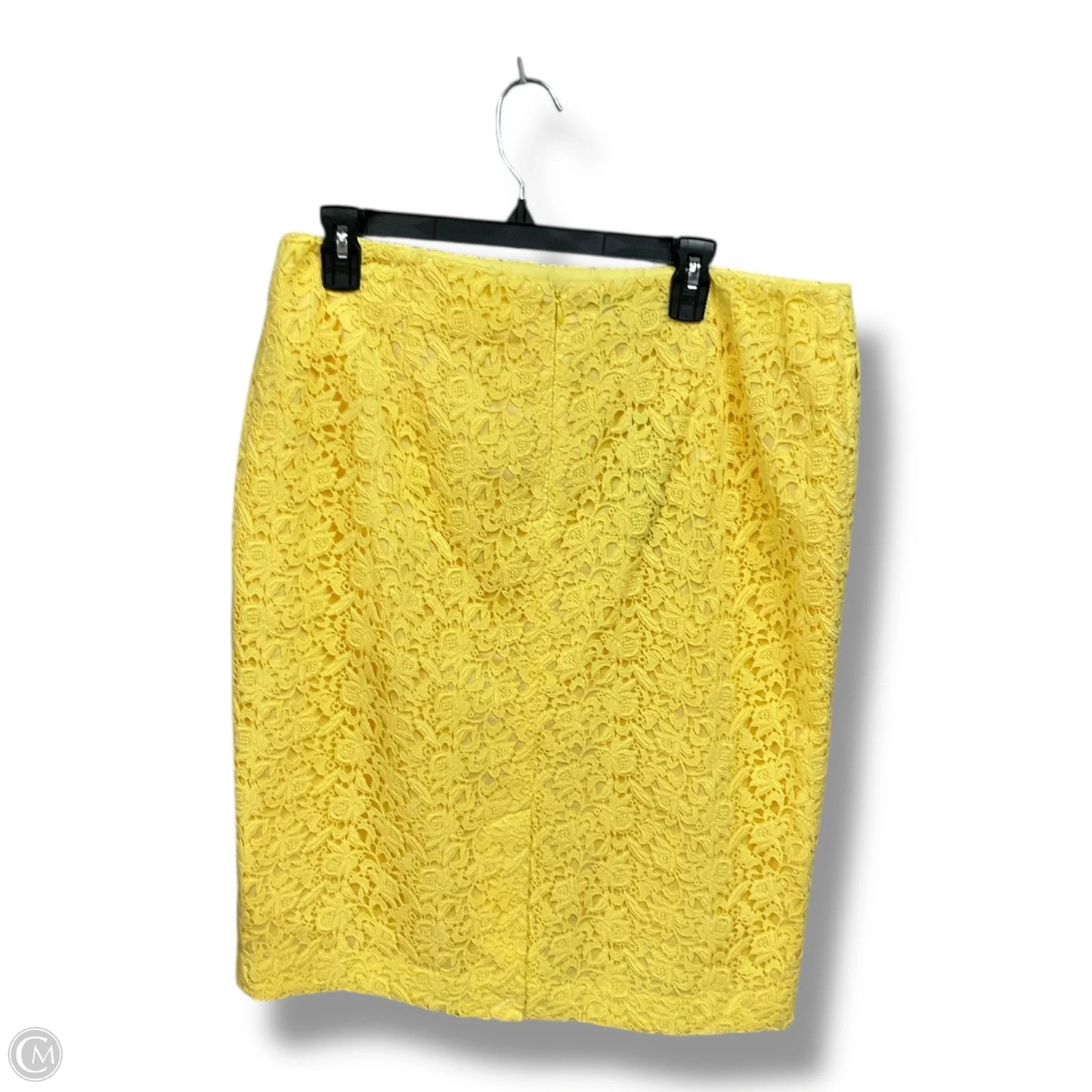 Skirt Midi By Talbots In Yellow, Size: 14