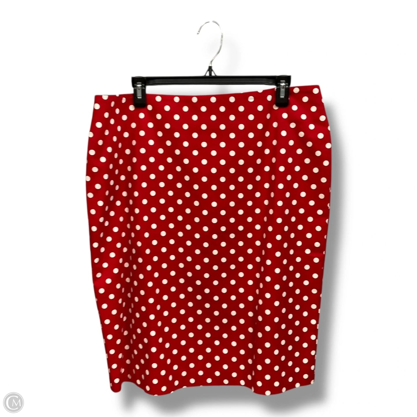 Skirt Midi By Talbots In Polkadot Pattern, Size: 14