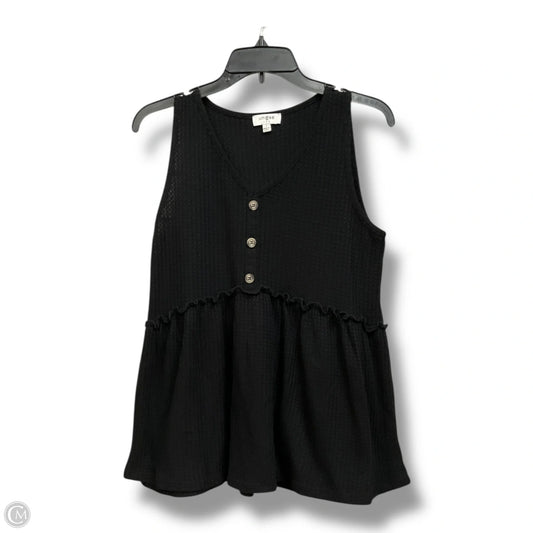 Top Sleeveless Basic By Umgee In Black, Size: S